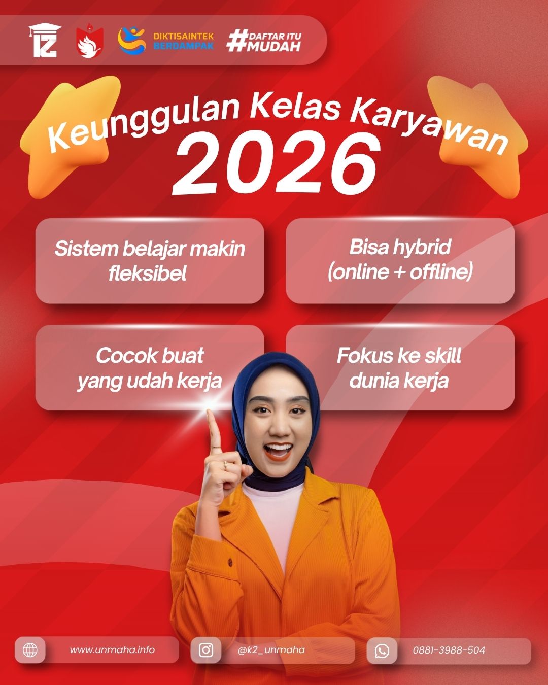 Kuliah Karyawan Murah Mulai Rp588 Ribu dengan Jadwal Fleksibel