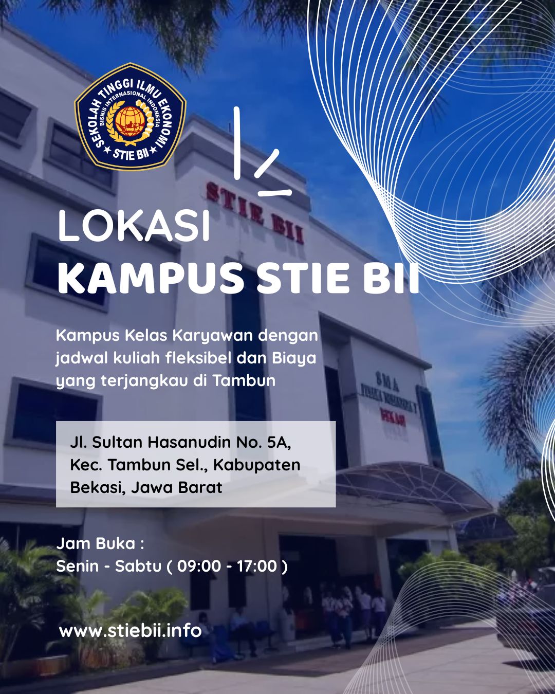 Lokasi Kampus STIE BII Bekasi