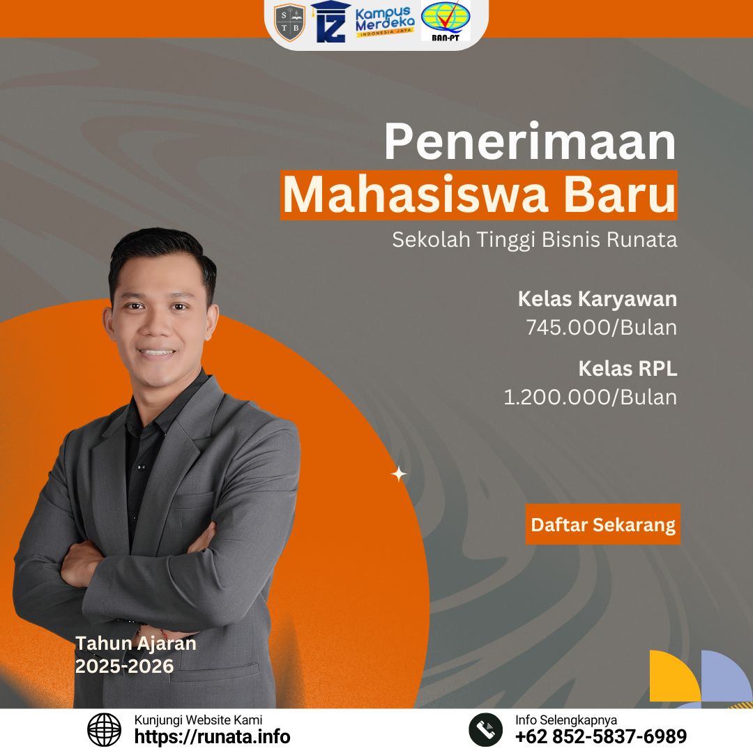 Perguruan Tinggi Sekolah Tinggi Bisnis Runata