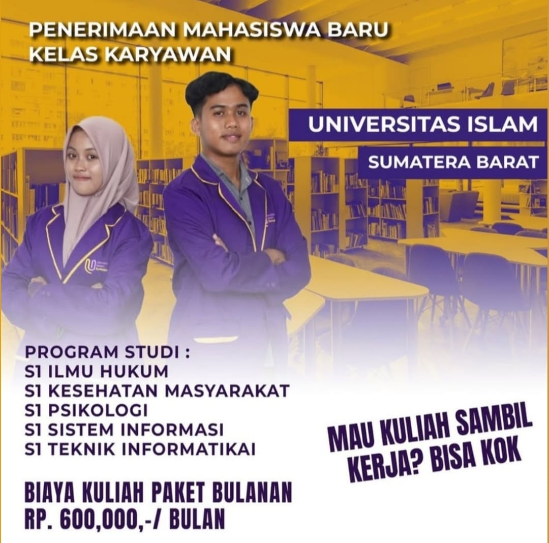 Kuliah Kelas Karyawan K2 di Kampus Universitas Islam Sumatera Barat Padang