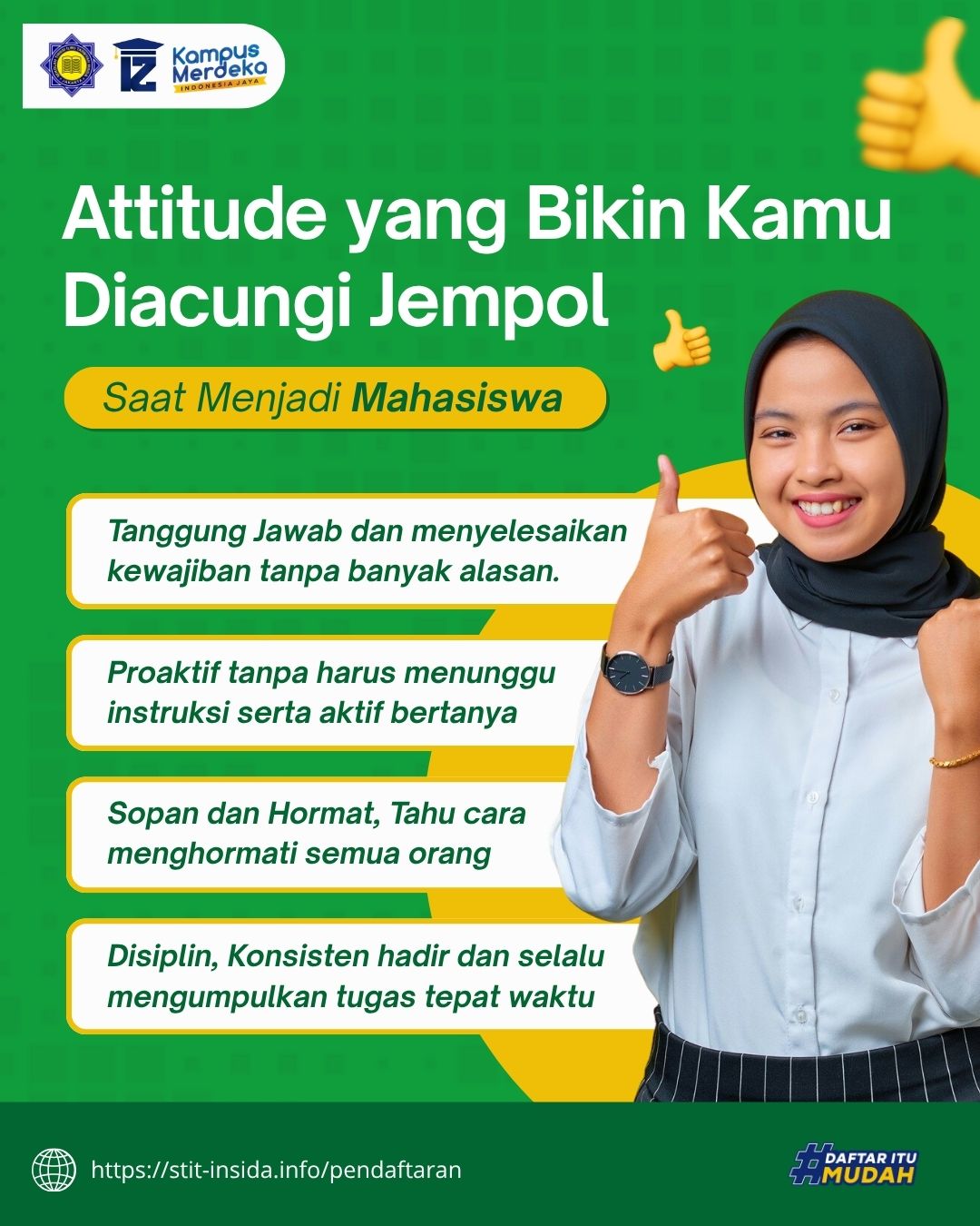 Jadi Mahasiswa Idaman di STIT INSIDA Jakarta Timur 