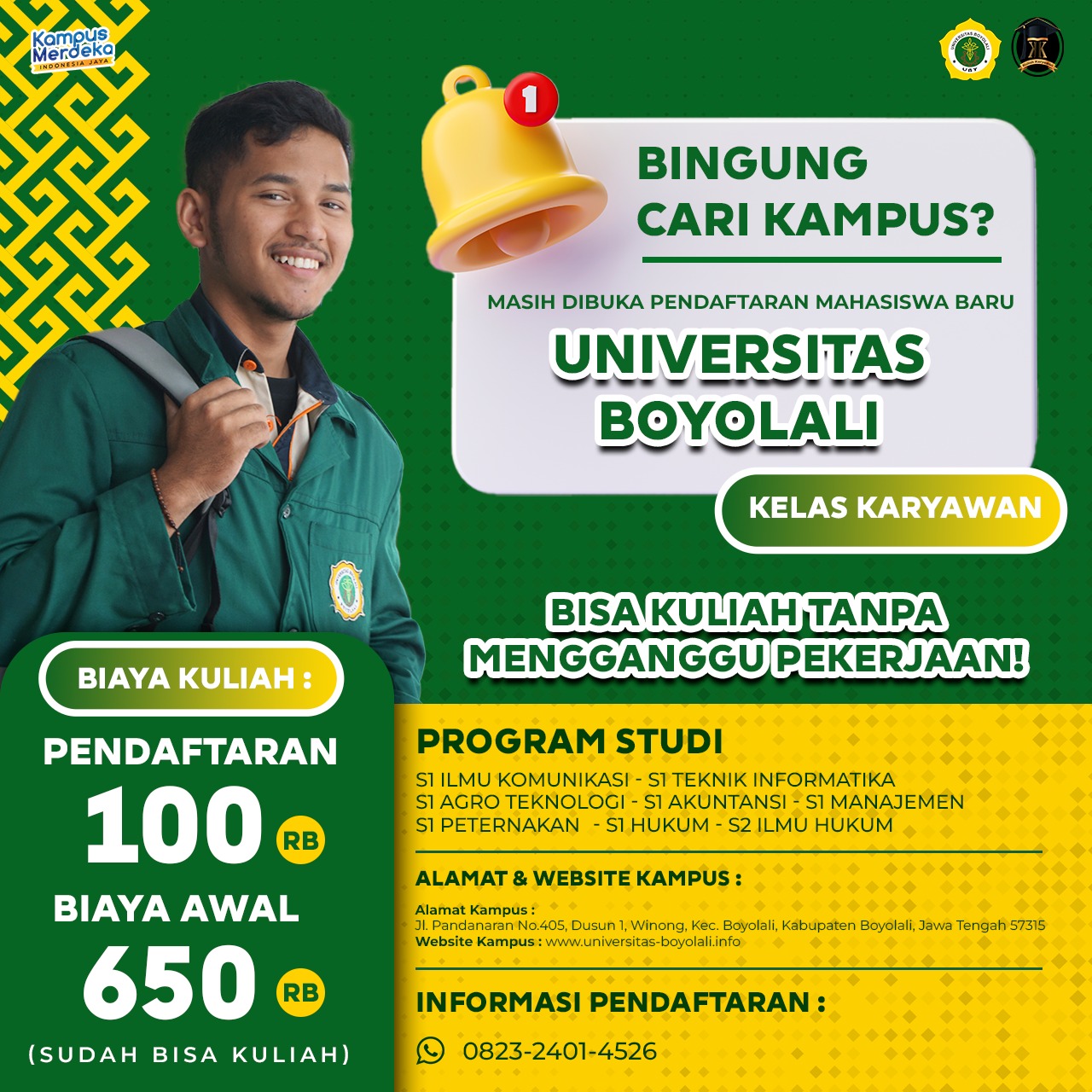 Alasan UBY Menjadi Kampus Favorit Di Boyolali