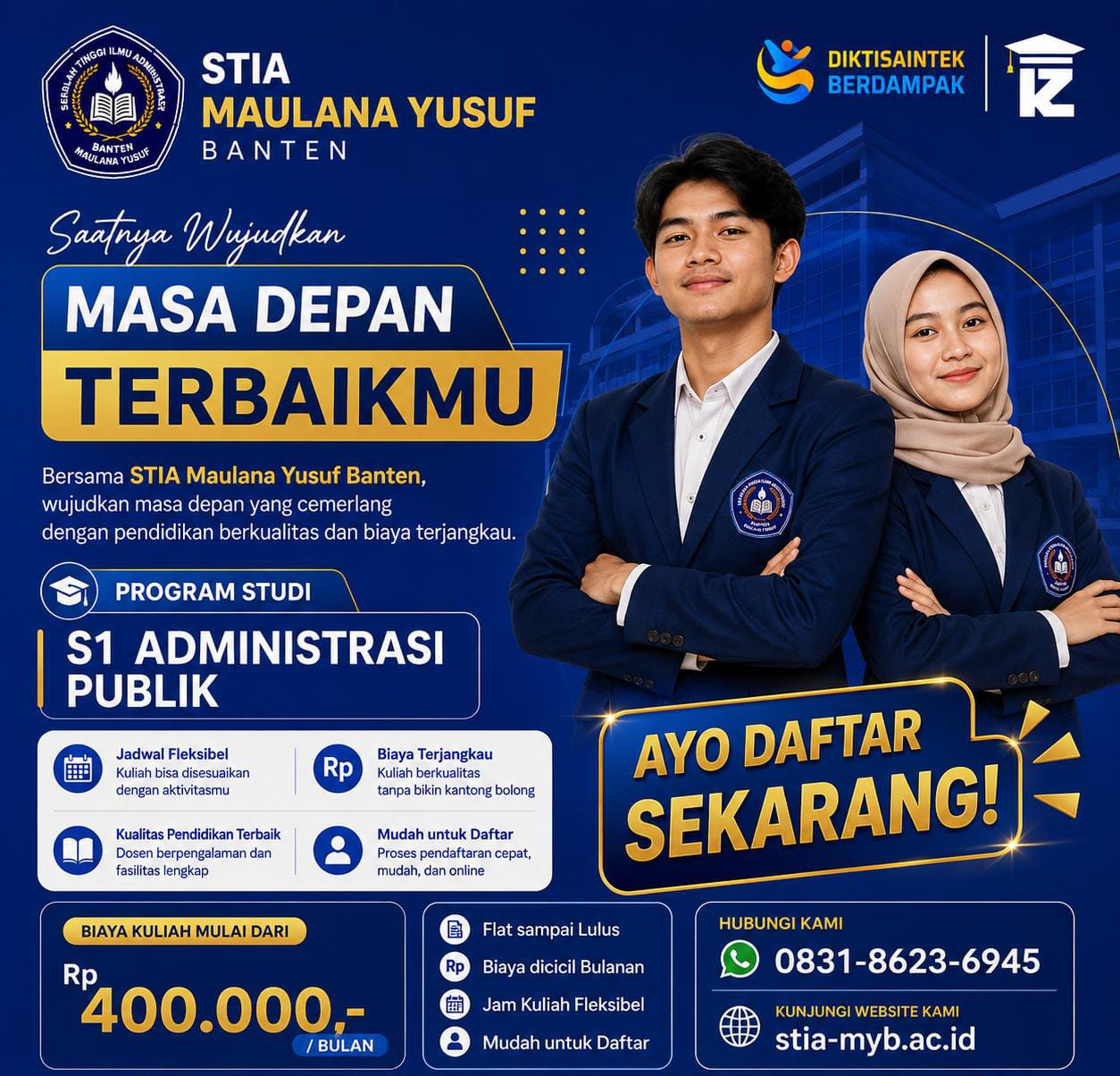  STIA Maulana Yusuf Banten Kampus dengan Jurusan S1 Administrasi Publik Biaya Terjangkau di Banten