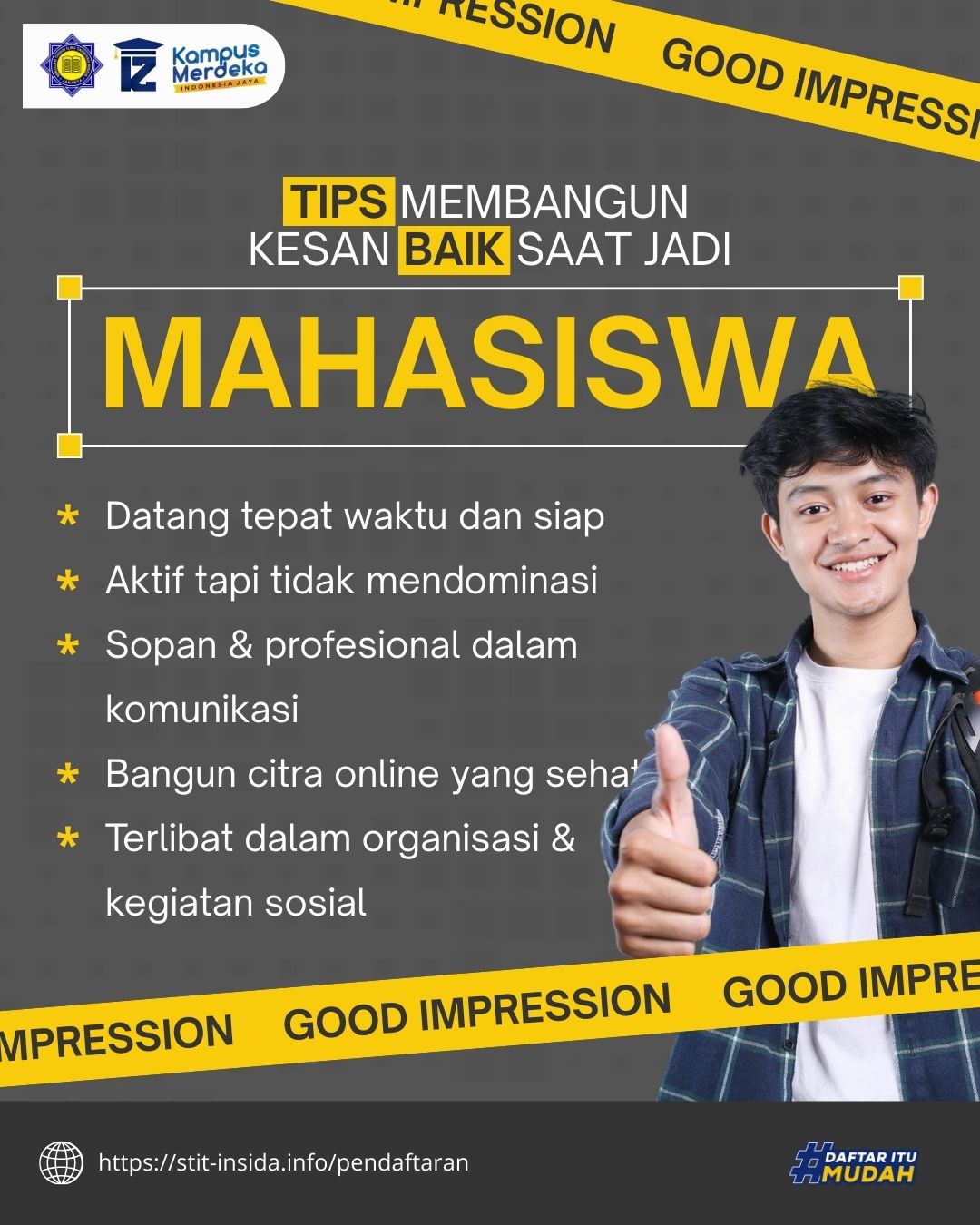 STIT INSIDA: Membangun Kesan Baik bagi Mahasiswa di Lingkungan Kampus 