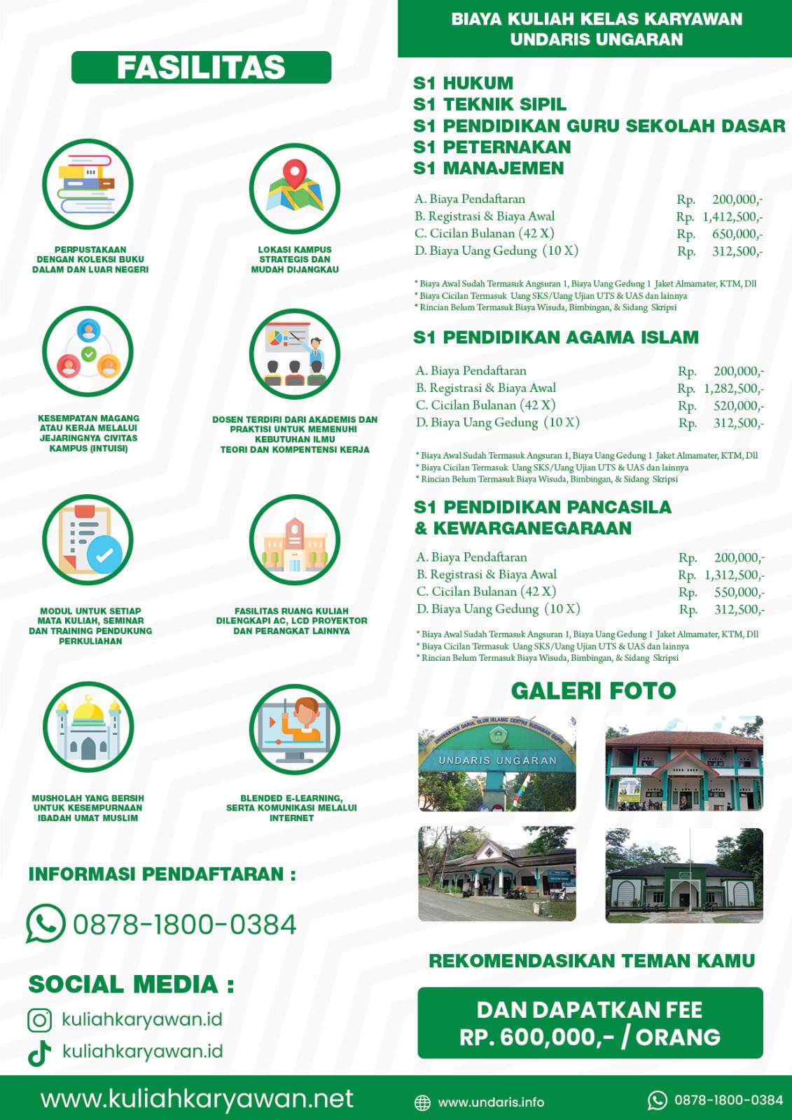 Kelebihan Kuliah K2 UNDARIS