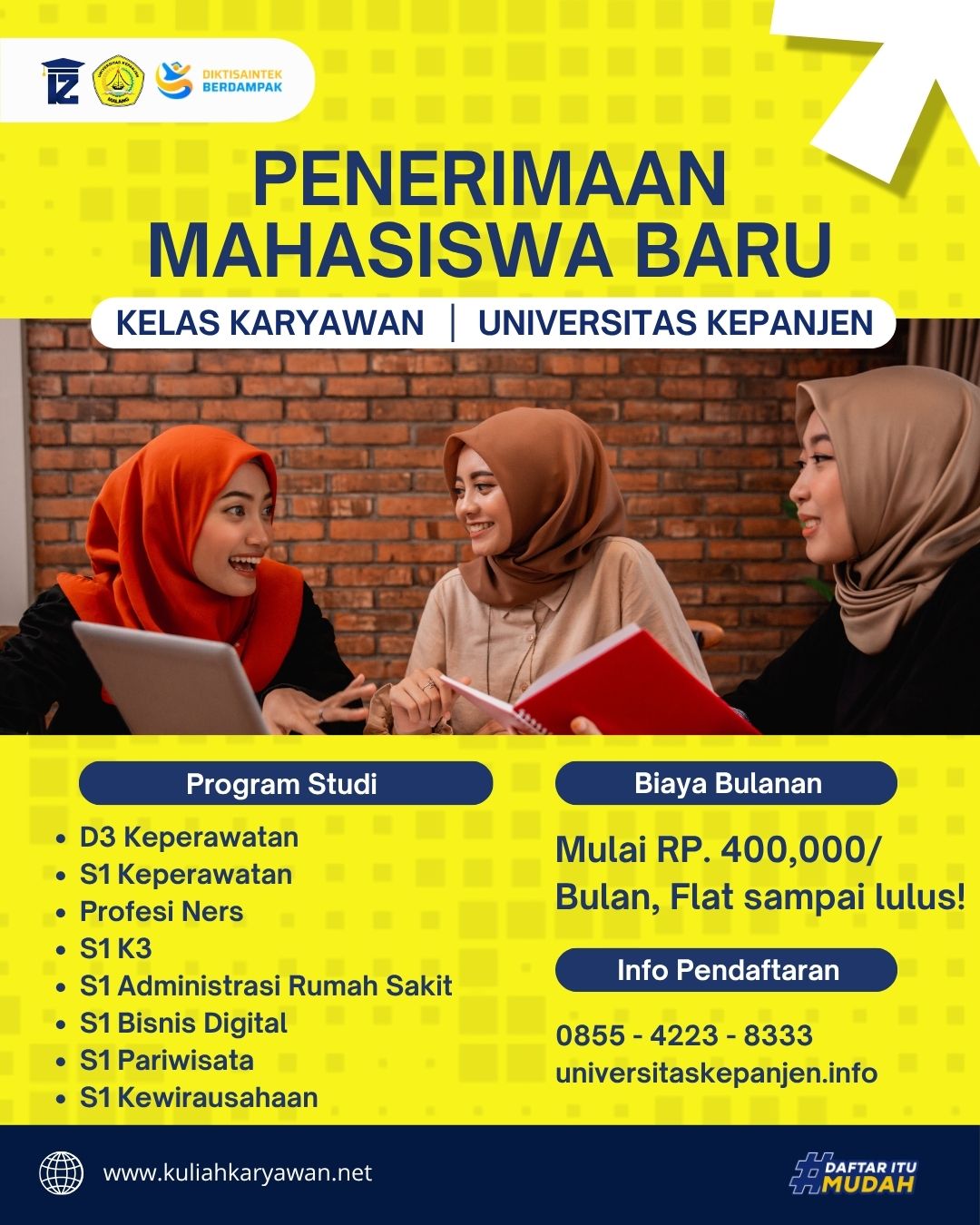 Jurusan Keperawatan Murah Kelas Karyawan hanya ada di Universitas Kepanjen