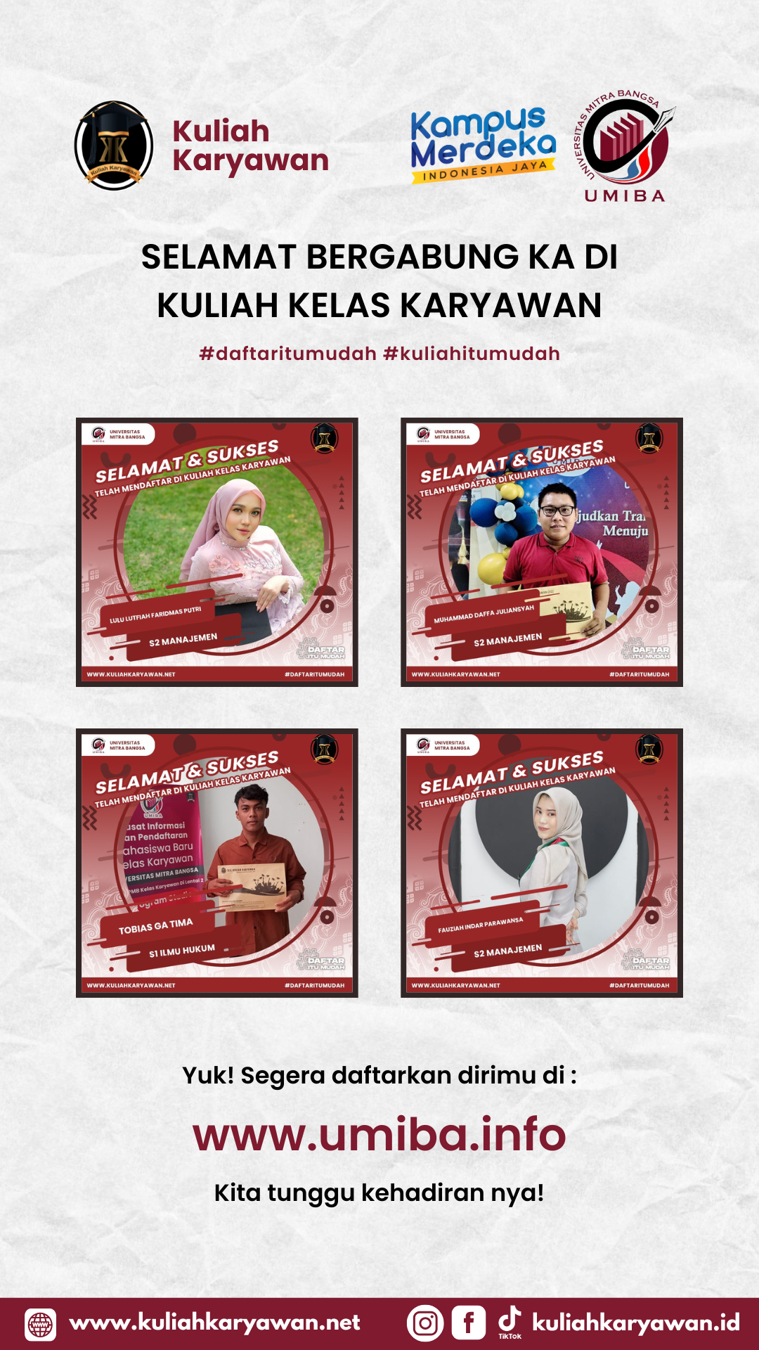 Kontak Pendaftaran Program RPL Universitas Mitra Bangsa 