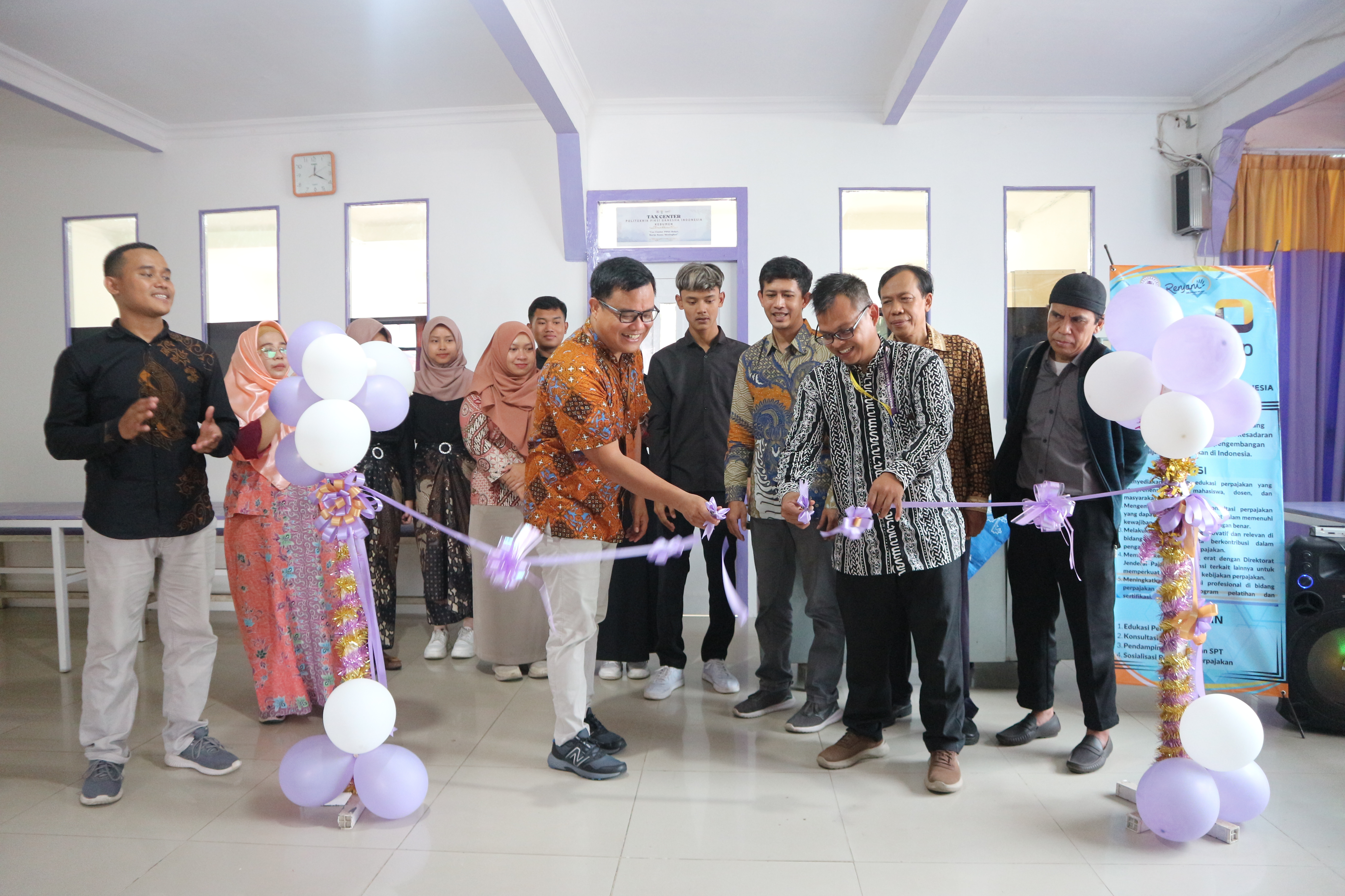 Peresmian Tax Center Politeknik Piksi Ganesha Indonesia Kebumen