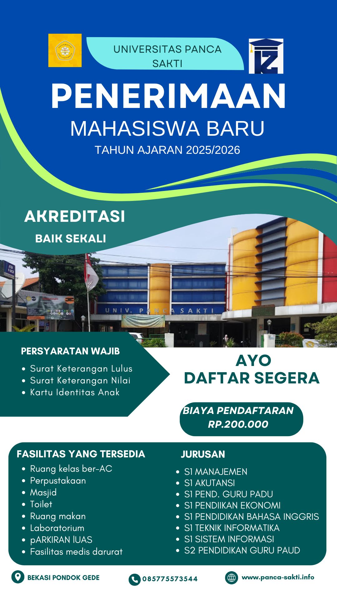 Kuliah Jurusan S1 Pendidikan Ekonomi di Universitas Panca Sakti Bekasi
