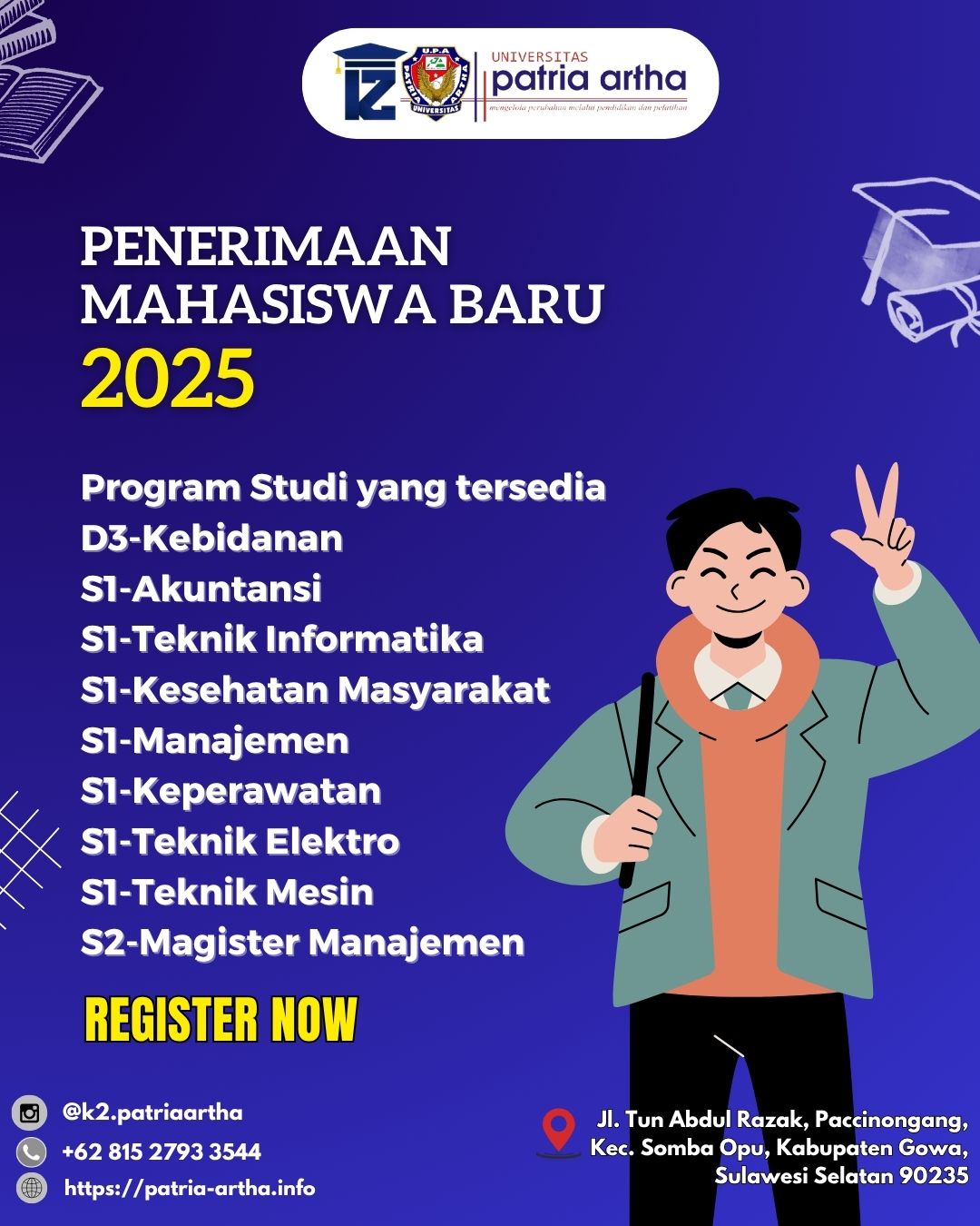 Wujudkan mimpimu di Jurusan S1 Teknik Elektro Universitas Patria Artha