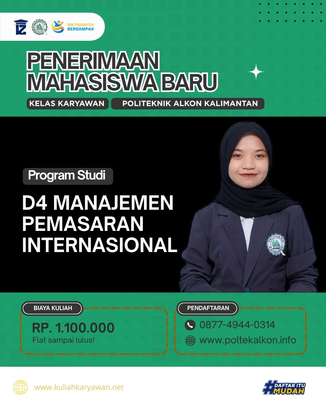 Program D4 Manajemen Pemasaran Internasional Kelas Karyawan Politeknik Alkon Kalimantan di Balikpapa
