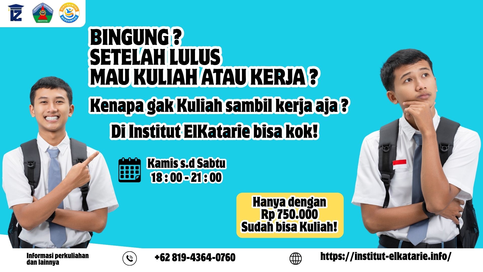 Program Kuliah Sambil Kerja di Kampus Institut ElKatarie