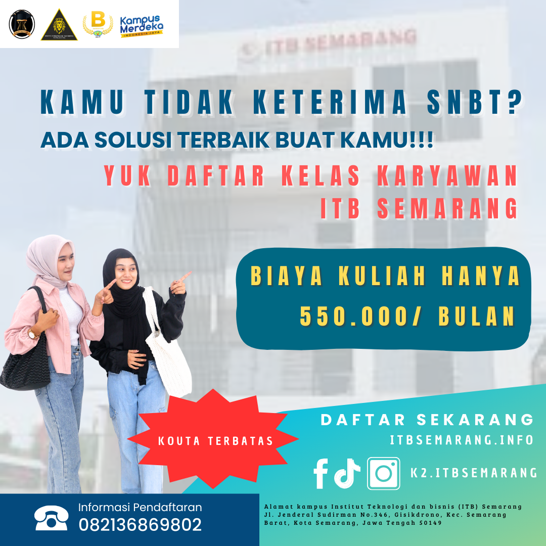 Kemudahan daftar kuliah secara online di kampus ITB Semarang