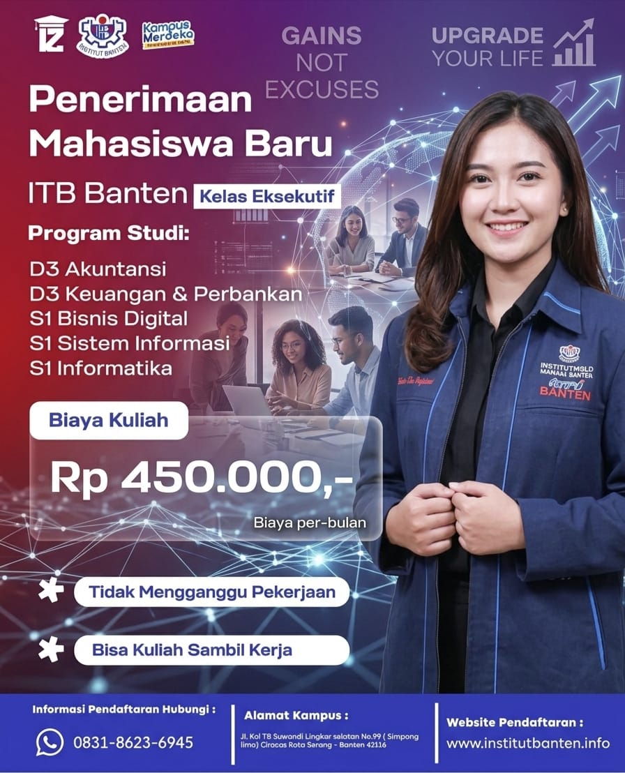 ITB Banten Kampus Jurusan Keuangan dan Perbankan di Kota Serang
