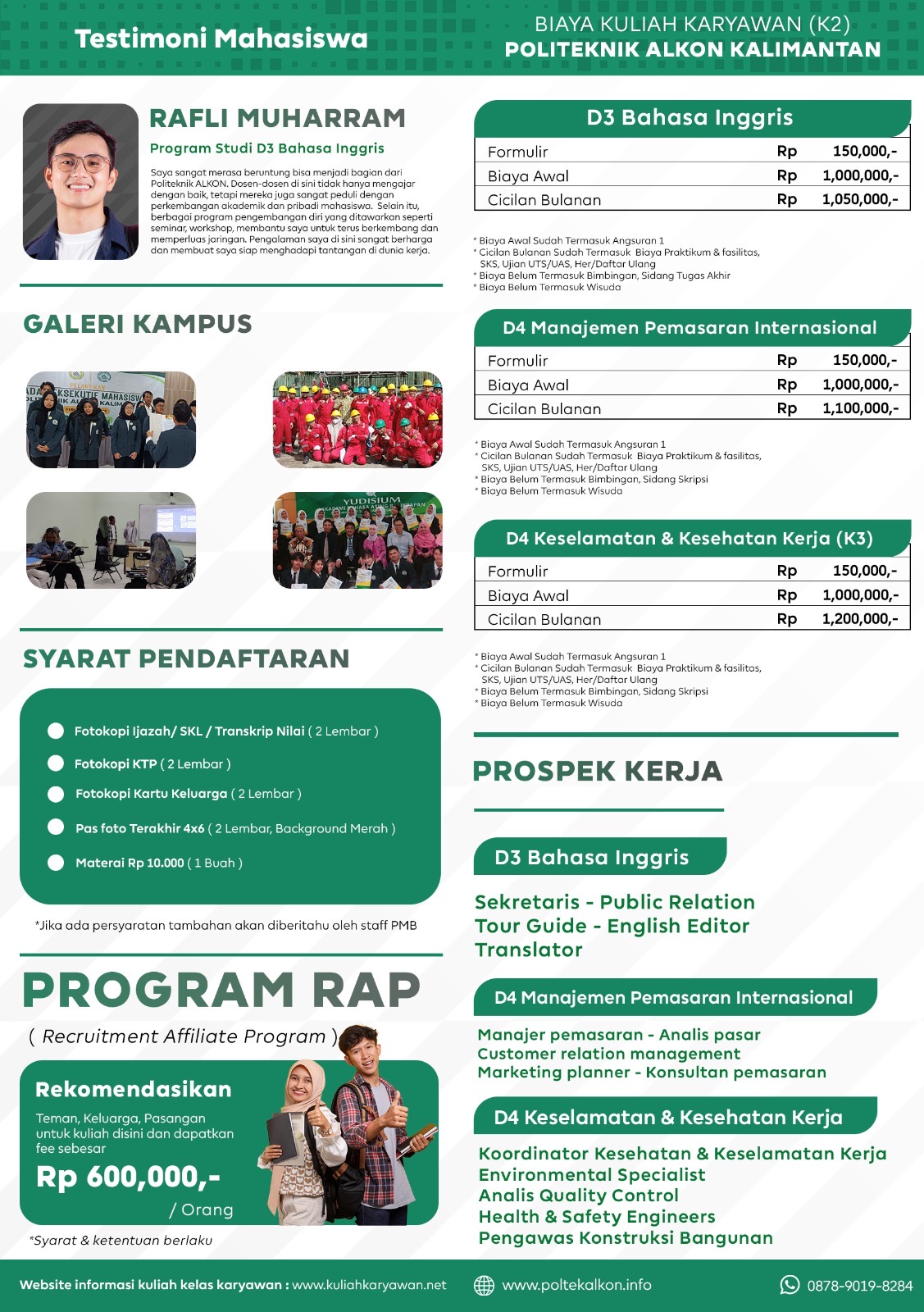 Kuliah K3 di Balikpapan dengan Sistem Fleksibel di Politeknik Alkon Kalimantan