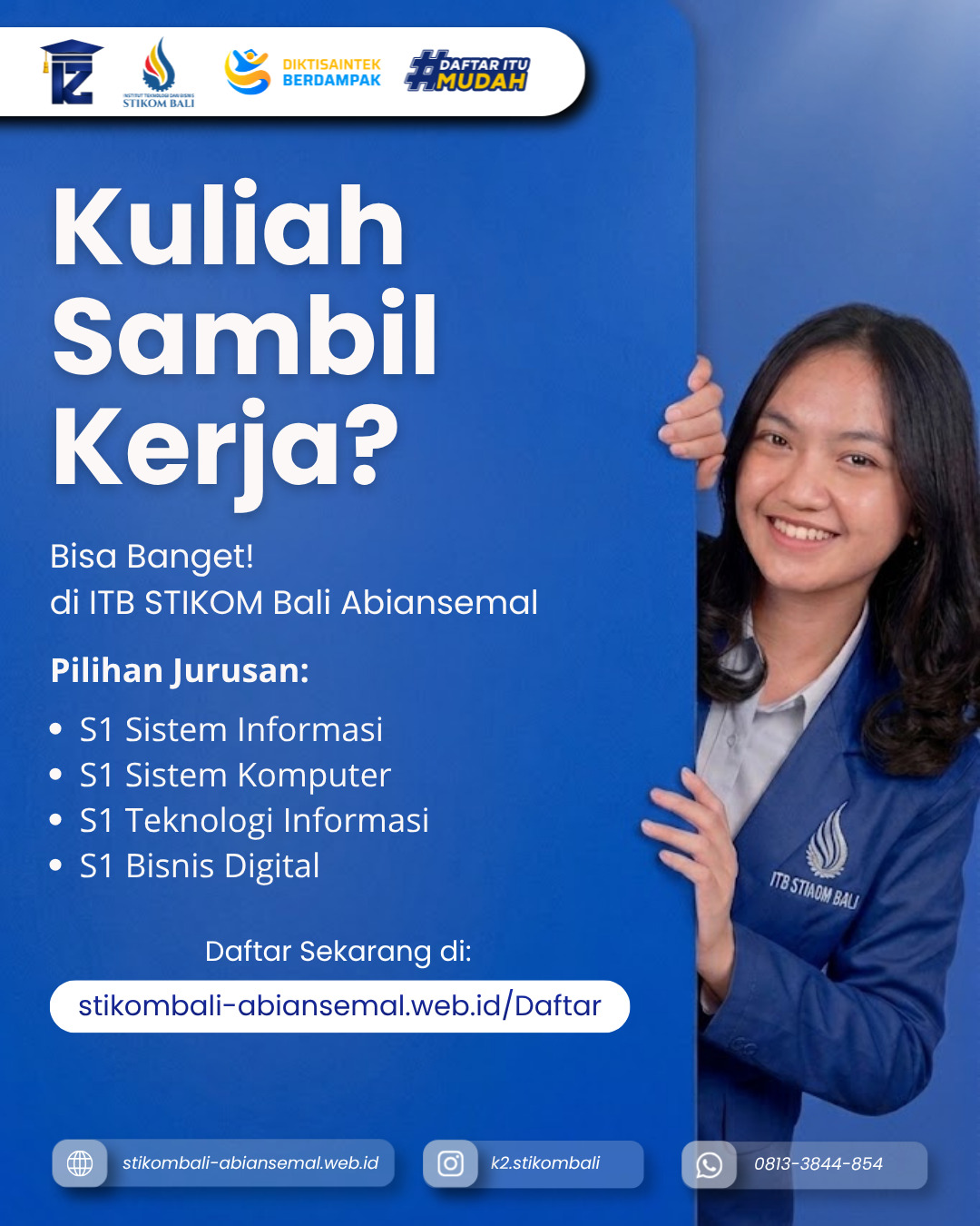 Kuliah Sambil Kerja di ITB STIKOM Bali Abiansemal