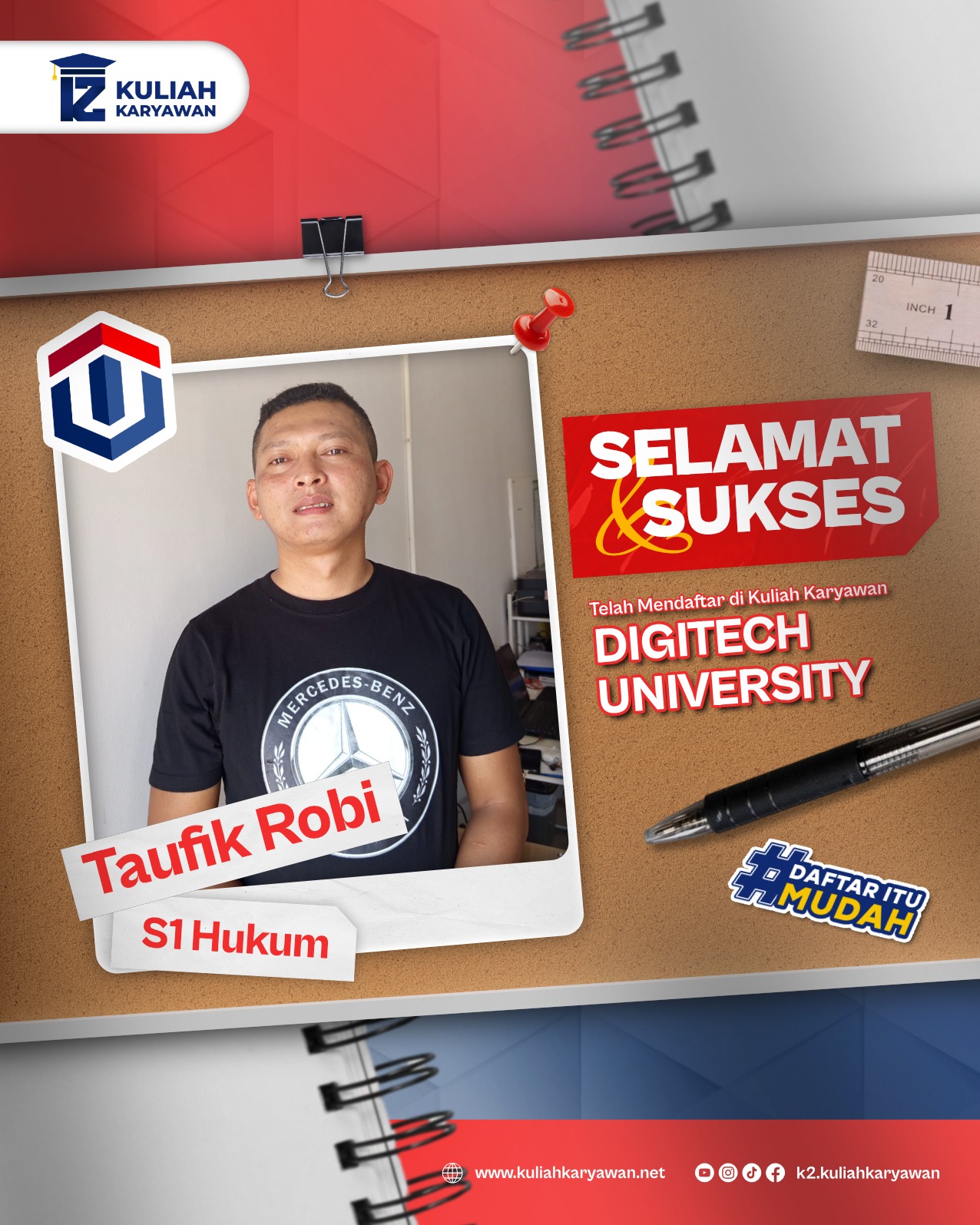 Penerimaan Mahasiswa Baru Kelas Karyawan 2026
