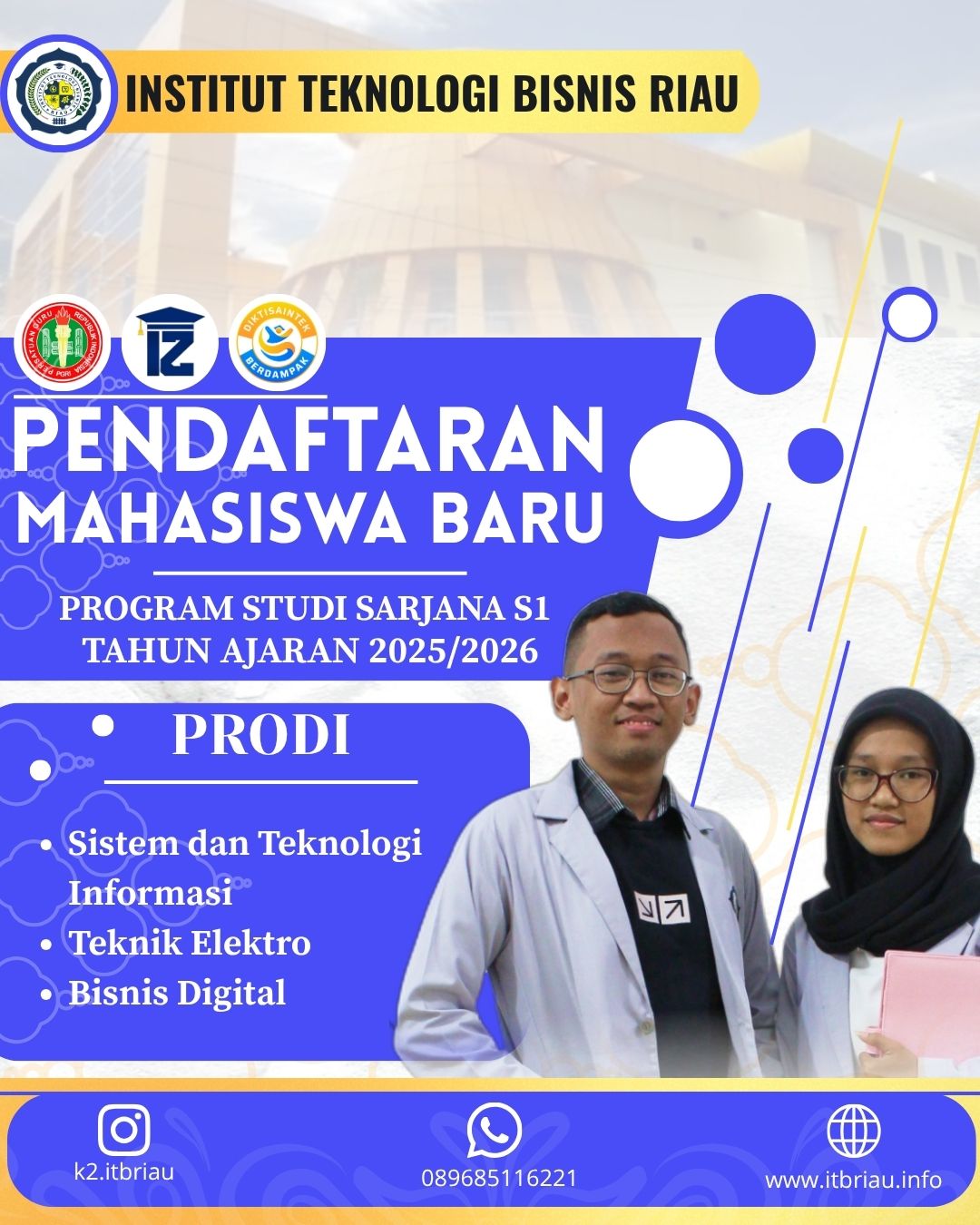 Kerja jalan kuliah aman bareng ITB Riau aja
