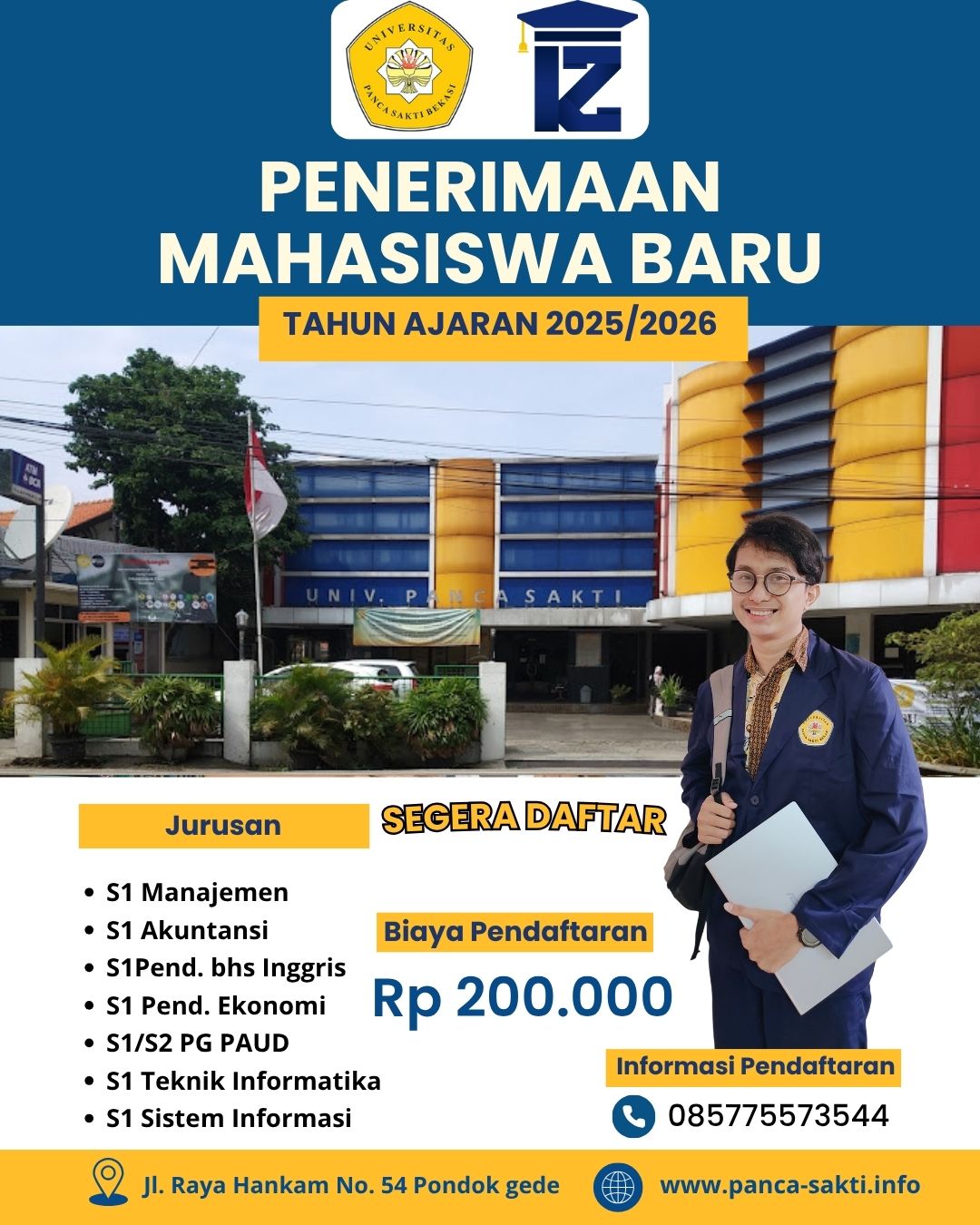 Mudah Sekali Daftar Kuliah di Universitas Panca Sakti Bekasi