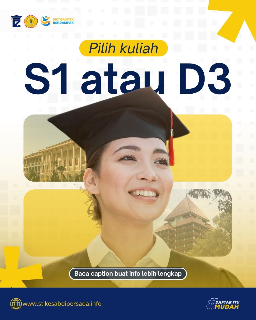 Kuliah S1 atau D3 di STIKES Abdi Persada Banjarmasin