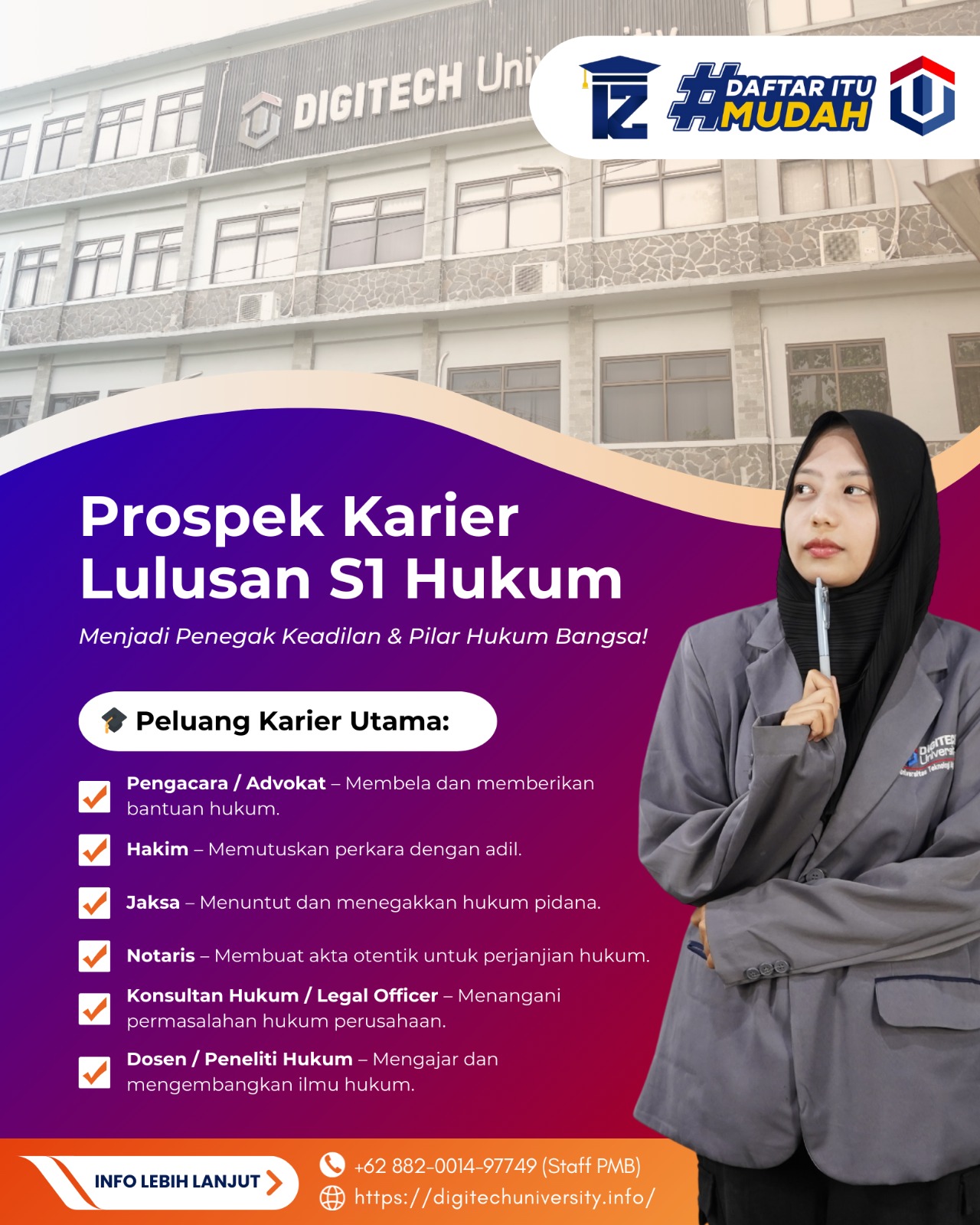 S1 hukum online, hukum murah, kuliah murah, hukum online, hukum bandung