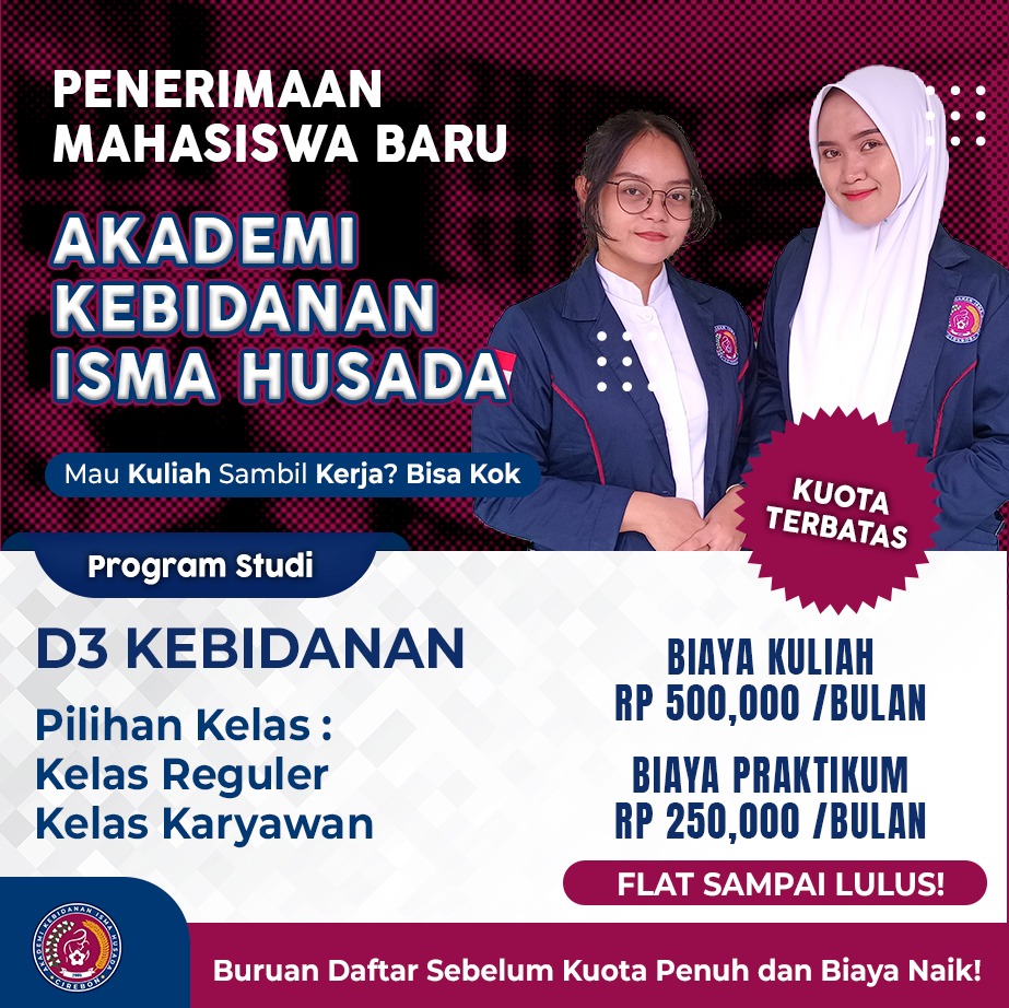 Biaya Kuliah Subsidi Akademi Kebidanan Isma Husada Cirebon