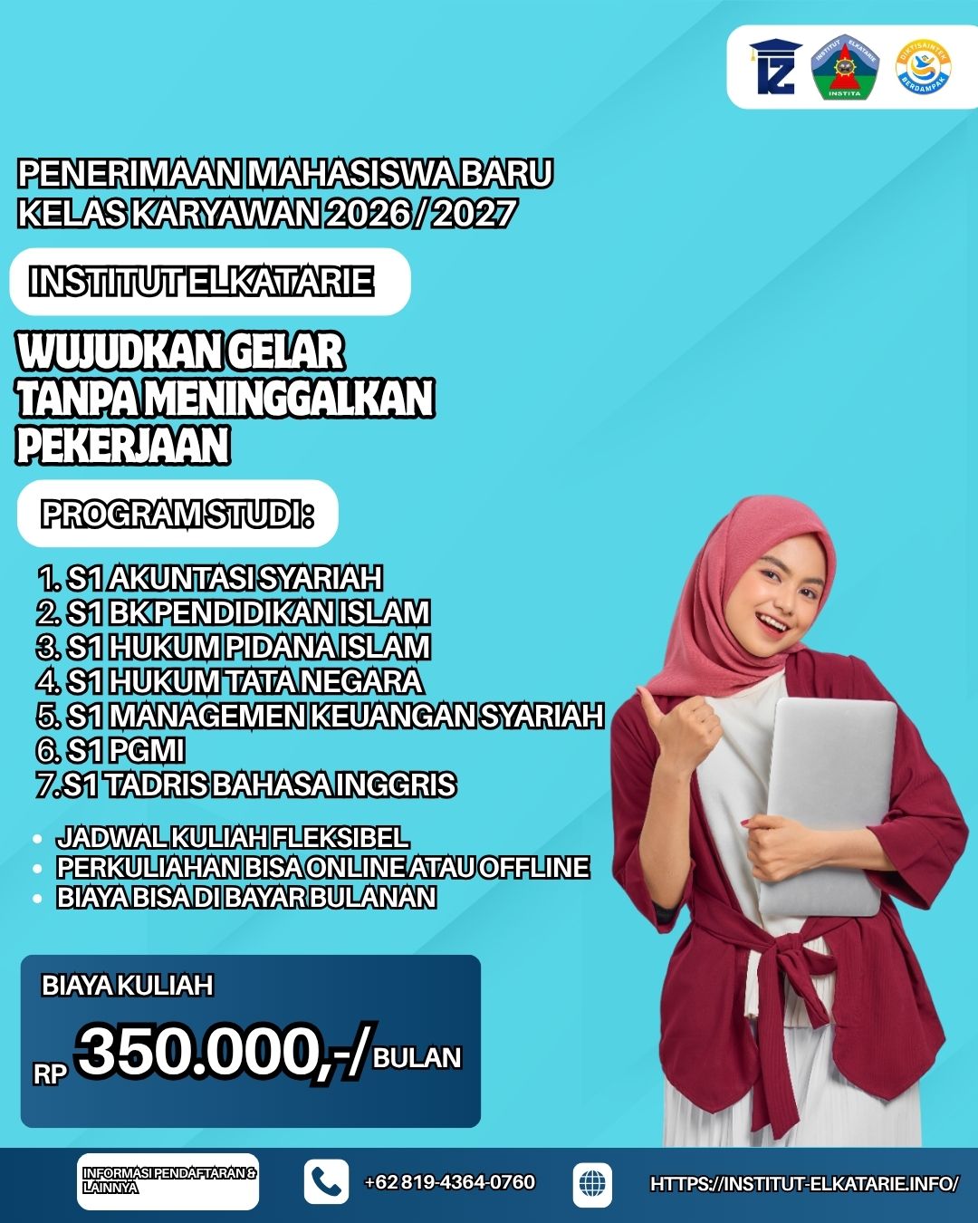 Jurusan Kuliah Karyawan Di Institut ElKatarie